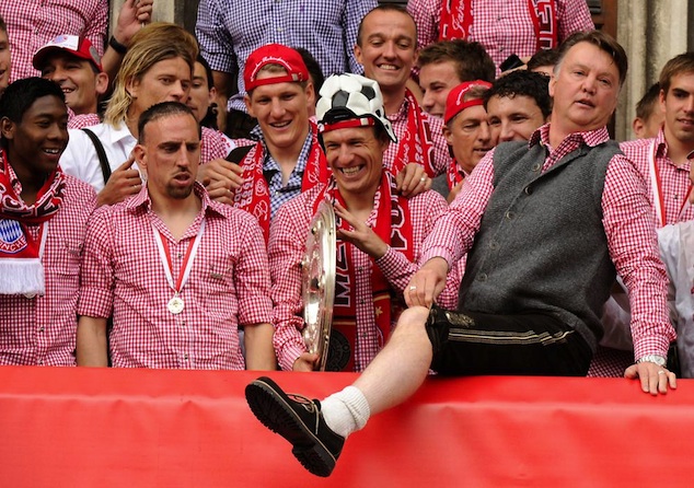 In 2010 Van Gaal delivered the goods with a title for Bayern Munich